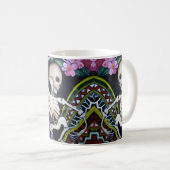 EL DIA DE LOS MUERTOS PRANCHING KAFFEETASSE (VorderseiteRechts)
