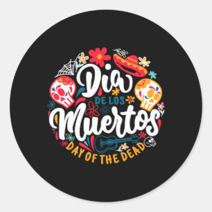 El Dia De Los Muertos Tag Der Regierung Runder Aufkleber