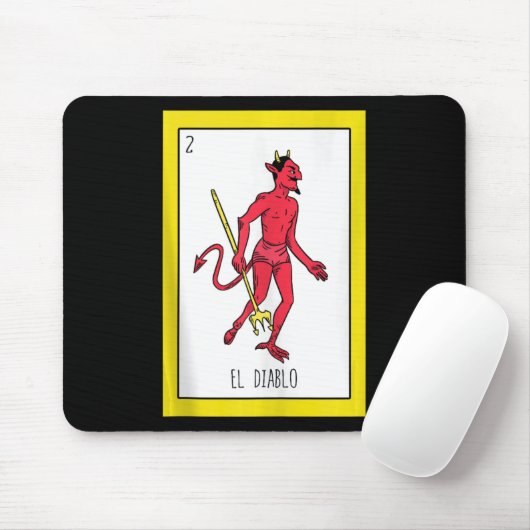 El Diablo Card Tank Oben Mousepad (Mit Mouse)