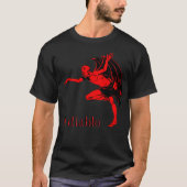 El Diablo Devil Satan Demon spanish scary hallowee T-Shirt (Vorderseite)