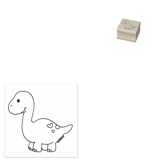 El dinosaurio Dino Gummistempel (Stempel)