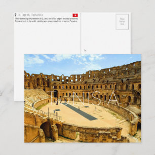 El Djem, Tunesien Reise-Postkarte Postkarte