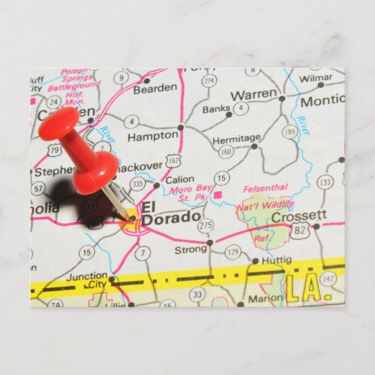 El Dorado, Arkansas Postkarte (Vorderseite)