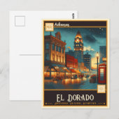 El Dorado, Arkansas | VINTAG Postkarte (Vorne/Hinten)