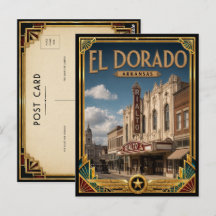 El Dorado Arkansas Vintage Art Deco Golden Age