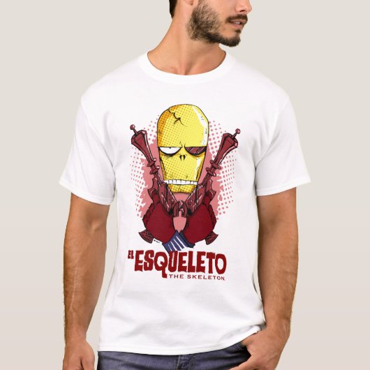 EL Esqueleto: Der Skeleton T - Shirt (Vorderseite)