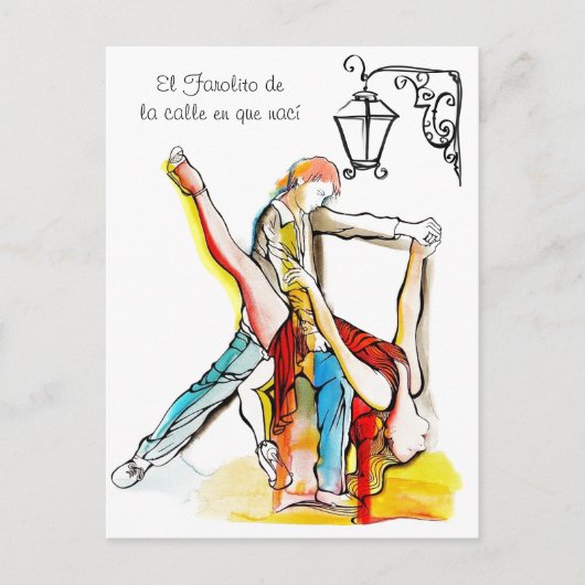 El Farolito Tango Postkarte (Vorderseite)