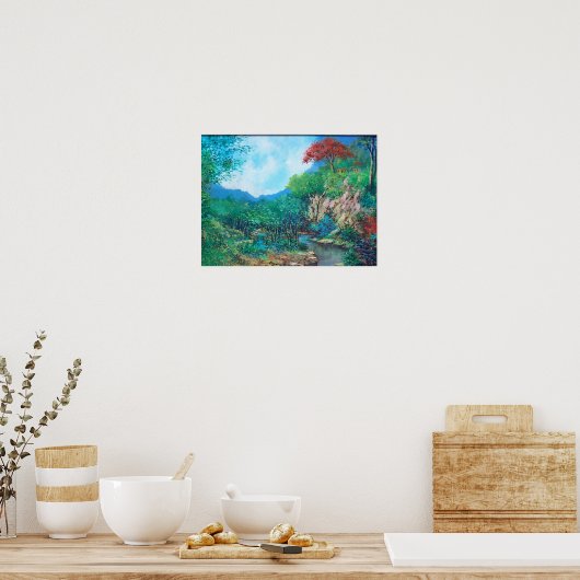 El Flamboyán de Mi Tierruca Poster (Küche)