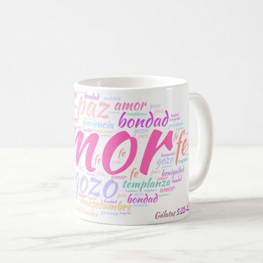 El Fruto del Espíritu Kaffeetasse (VorderseiteRechts)