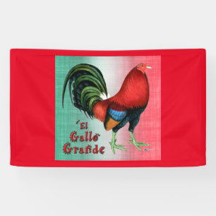 EL Gallo groß Banner