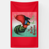 EL Gallo groß Banner (Vertikal)