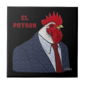 El Gallo Patron Fliese (Vorderseite)