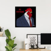 El Gallo Patron Poster (Heimbüro)
