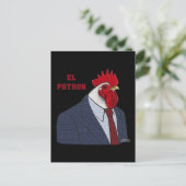 El Gallo Patron Postkarte (Stehend Vorderseite)