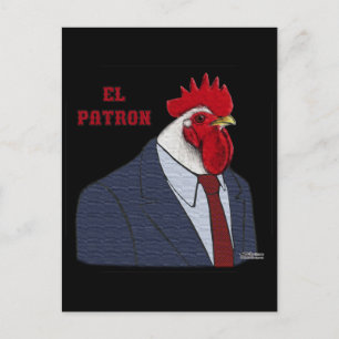 El Gallo Patron Postkarte