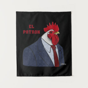 El Gallo Patron Wandteppich