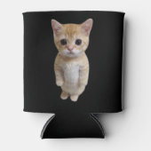 El Gato Cat Meme Doppelseitenschwarz Dosenkühler (Vorderseite)