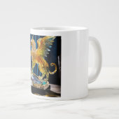 El Gato de Cristal: El Grifo Encantado Jumbo-Tasse (Vorderseite Rechts)