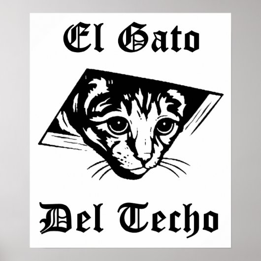 El Gato Del Techo Poster (Vorne)