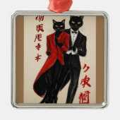 El Gato Der argentinische Tango Maestro Ornament Aus Metall (Vorne)