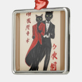 El Gato Der argentinische Tango Maestro Ornament Aus Metall (Links)