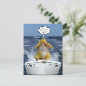 El Gato Fischer (Cat Fisherman) Postkarte (Stehend Vorderseite)