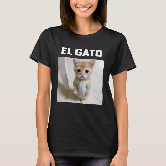 El Gato Meme Cat T-Shirt (Vorderseite)