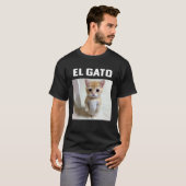 El Gato Meme Katze T-Shirt (Vorne ganz)