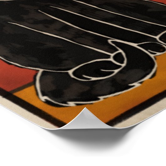 El Gato Negro Poster (Ecke)