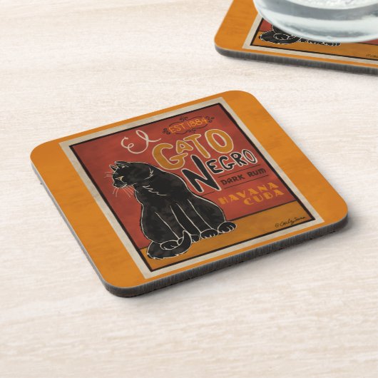 El Gato Negro Untersetzer (Linke Seite)