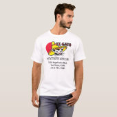 EL Gato Restaurante Mexicano T-Shirt (Vorne ganz)