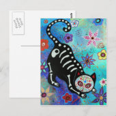 EL GATO STRETCHING POSTKARTE (Vorne/Hinten)