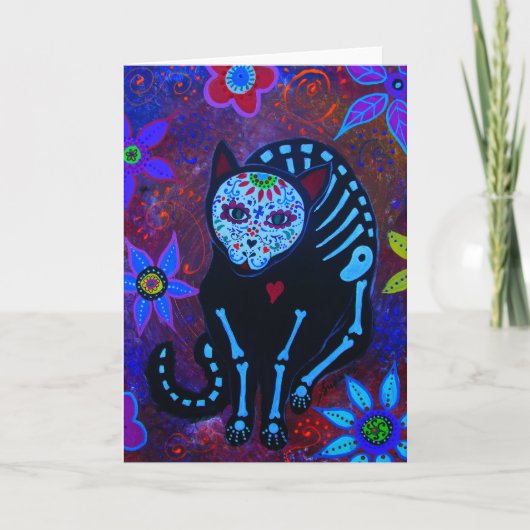 EL GATO VIII DIA DE LOS MUERTOS CAT KARTE (Vorderseite)