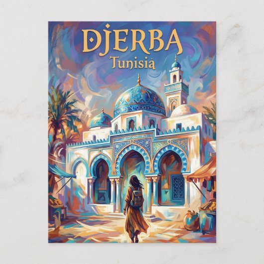 El-Ghriba-Synagoge Tunesien Postkarte (Vorderseite)