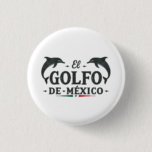El Golfo De Mexico Amerikanische Golfregion Mexiko Button (Vorderseite)