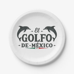 El Golfo De Mexico Amerikanische Golfregion Mexiko Pappteller