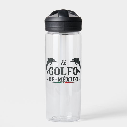 El Golfo De Mexico Amerikanische Golfregion Mexiko Trinkflasche (Vorderseite)