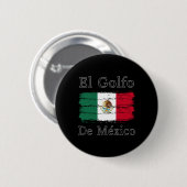 El Golfo De Mexico Dolphin Button (Vorne & Hinten)