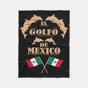 El Golfo de México Dolphin Golf von Mexiko 1 Fleecedecke