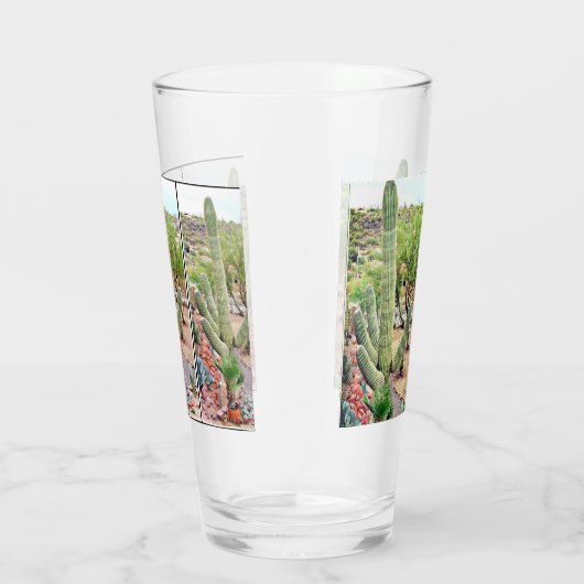 "EL Gordo" Saguaro-Kaktus-Glas-Trommel Glas (Rechts)