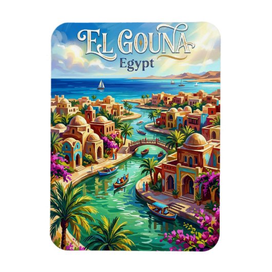 El Gouna Ägypten Magnet (Vertikal)