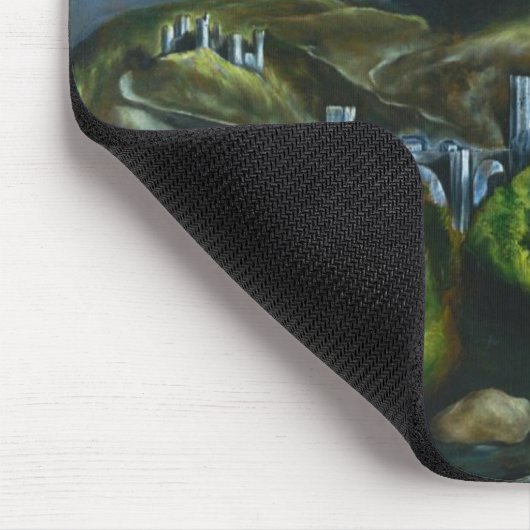 El Greco-Ansicht der Toledo-Mausunterlage Mousepad (Ecke)