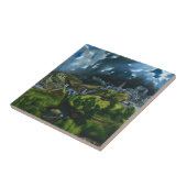 El Greco-Ansicht von Toledo-Fliese Fliese (Seite)