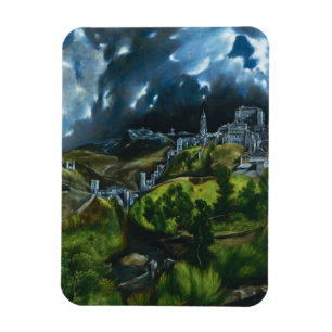 El Greco-Ansicht von Toledo-Magneten Magnet