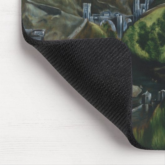 El Greco Ansicht von Toledo Mousepad (Ecke)