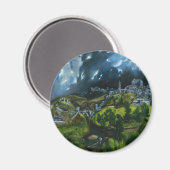 El Greco Aussicht auf Toledo Magnet (Vorderseite/Rückseite)