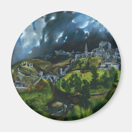 El Greco Aussicht auf Toledo Magnet (Vorne)