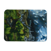 El Greco Aussicht auf Toledo Magnet (Horizontal)
