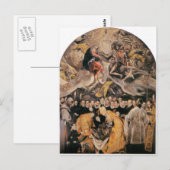 El Greco - Beschaffung des Comte dOrgaz Postkarte (Vorne/Hinten)