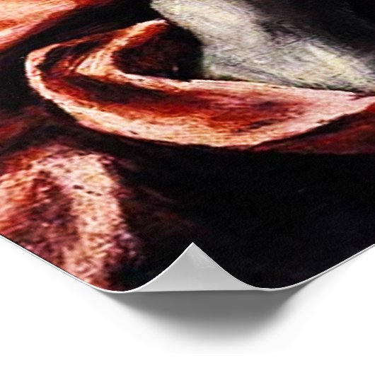 El Greco Christ Blessing Poster (Ecke)